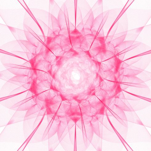 Abstract pink flower background vector
