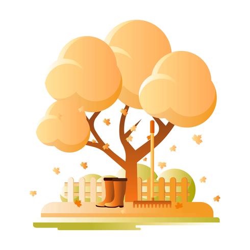 Fall Boots Vector
