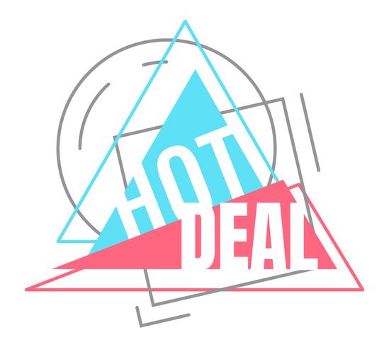 Hot Deal vector