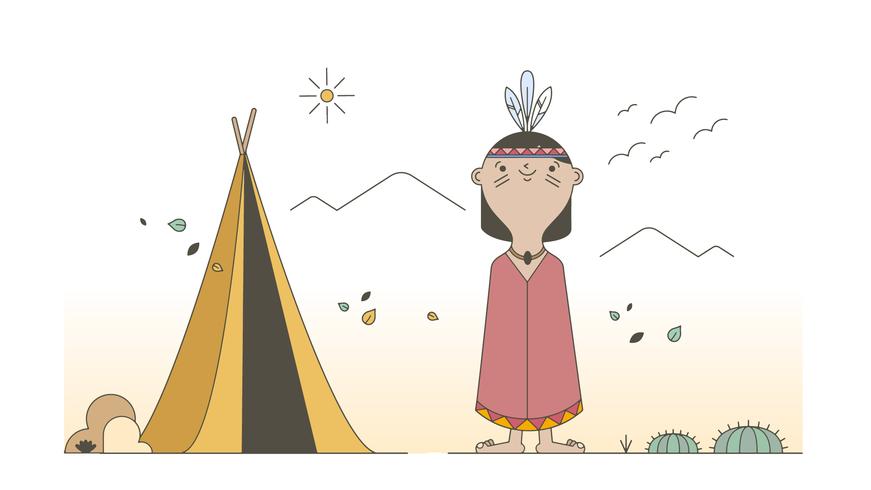 Indian Tipi Vector