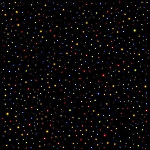 Abstract shiny colorful dots dark background vector