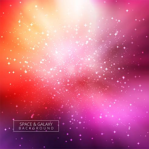 Abstract bright galaxy universe background vector