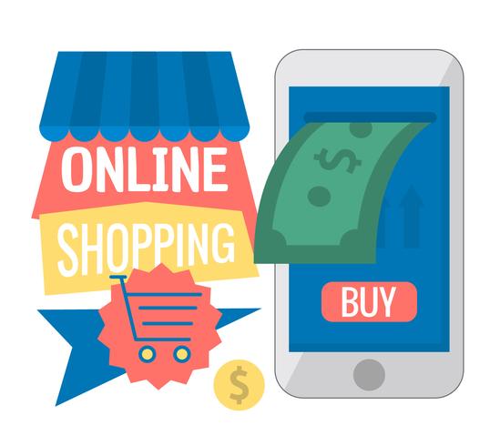 Online Shopping vector