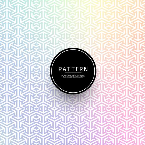 Modern colorful geometric pattern background vector