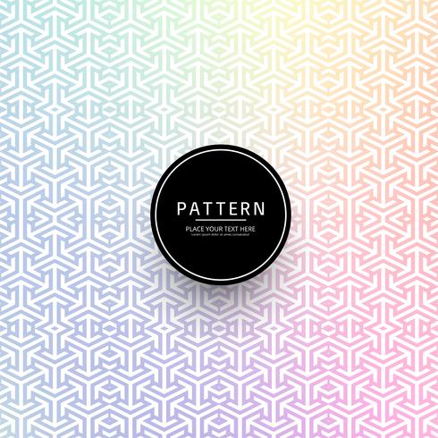 Modern colorful geometric pattern background vector