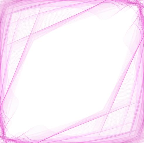 Abstract pink line wave background vector