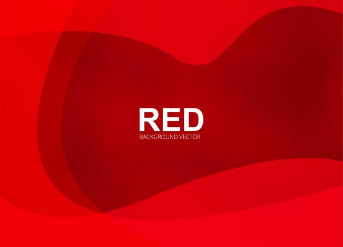 Elegant red wavy creative background vector