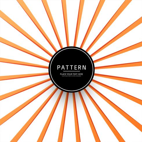 Modern rays pattern background vector