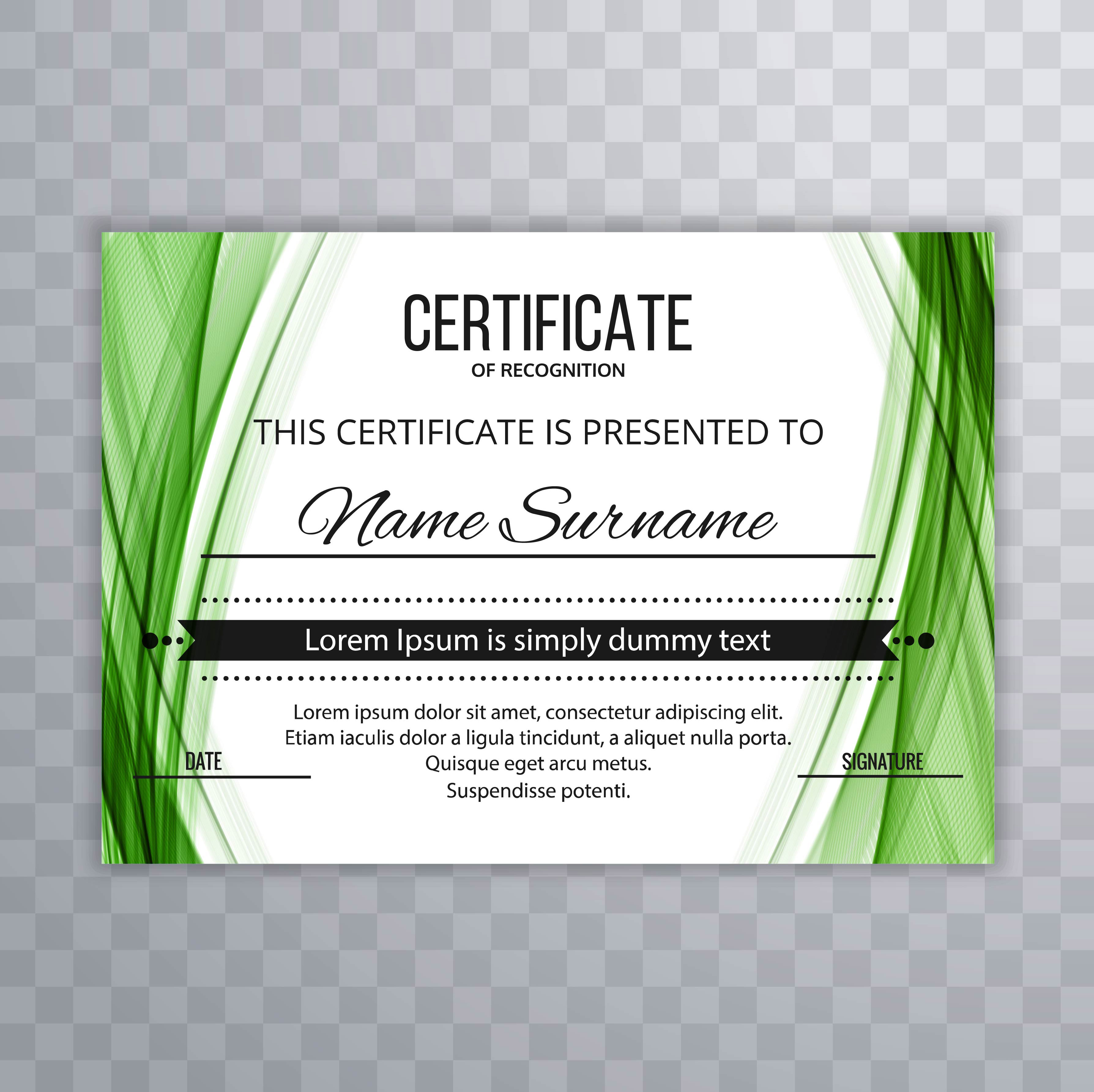 beautiful-green-wavy-certificate-template-257093-vector-art-at-vecteezy