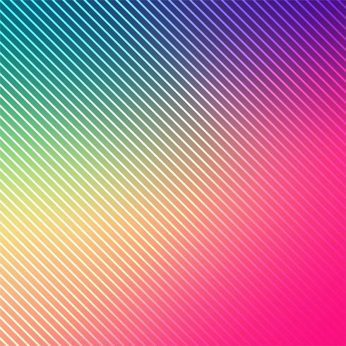 Fondo de líneas de colores brillantes abstractos vector