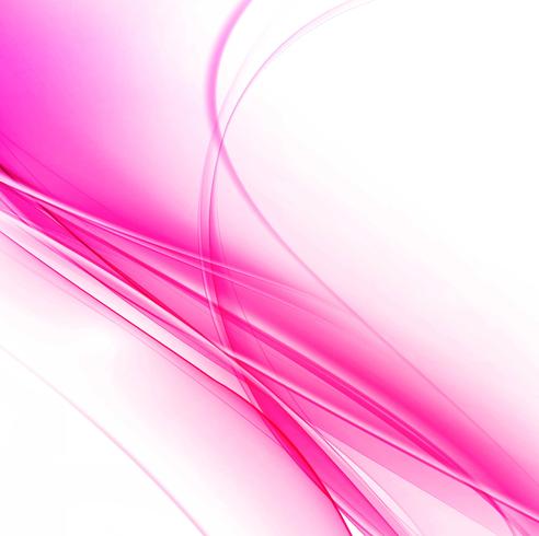 Abstract colorful pink wave background vector