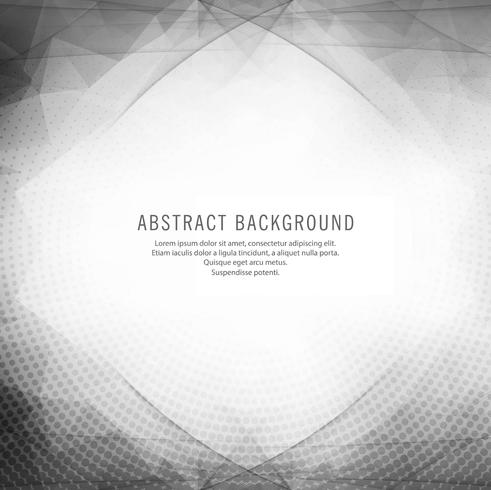 Abstract gray geometric wave background vector