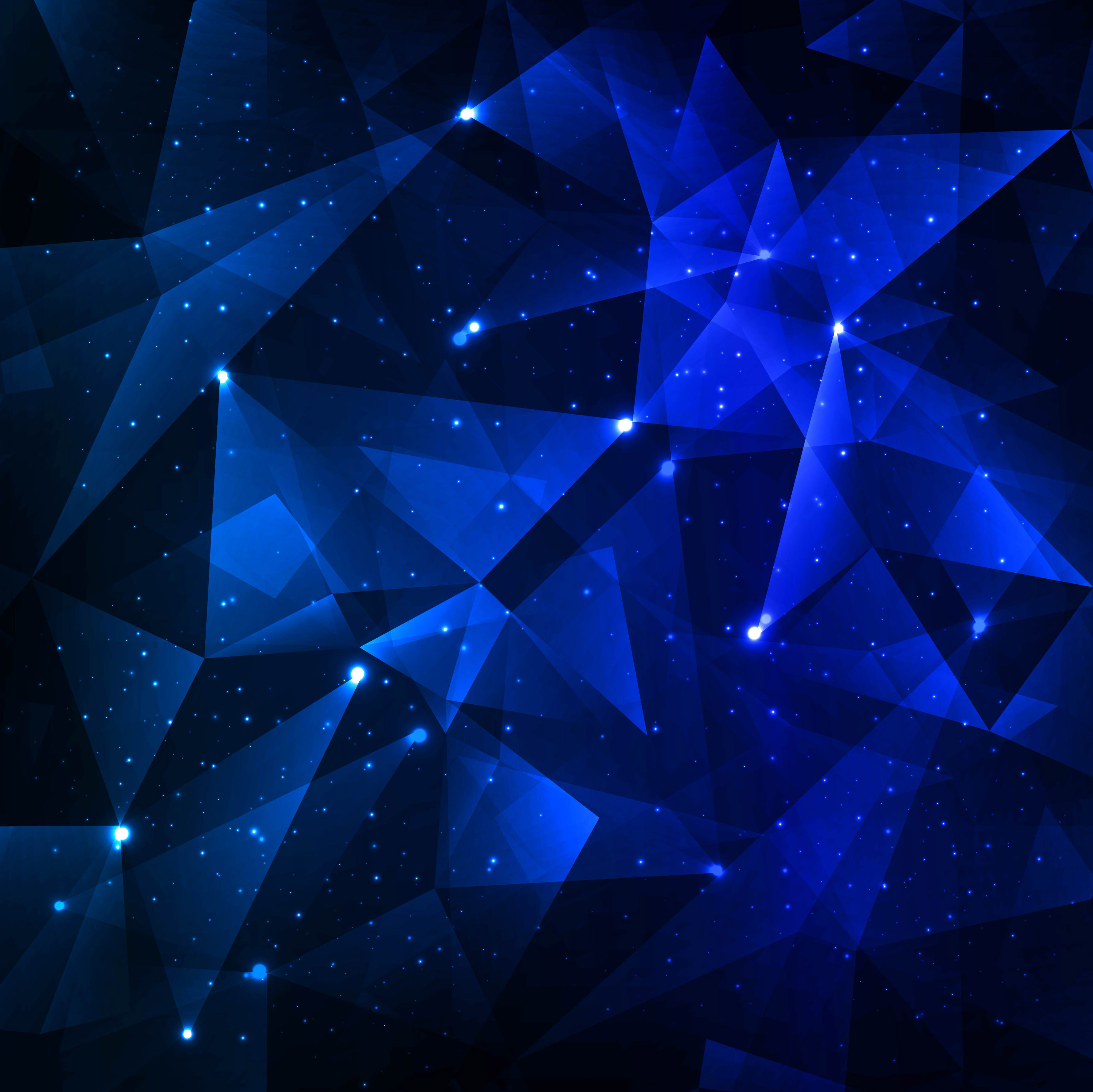 Abstract Shiny Blue Polygon Background 257230 Vector Art At Vecteezy