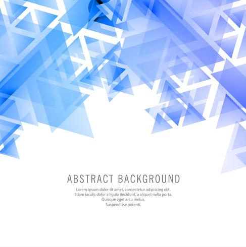 Abstract blue geometric polygon background vector