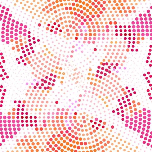 Abstract colorful halftone background vector