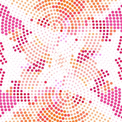 Abstract colorful halftone background vector