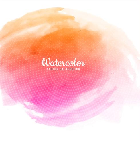 Abstract colorful watercolor background vector