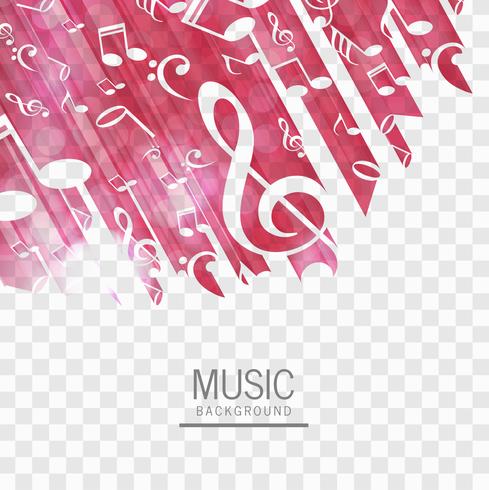 Abstract music background vector