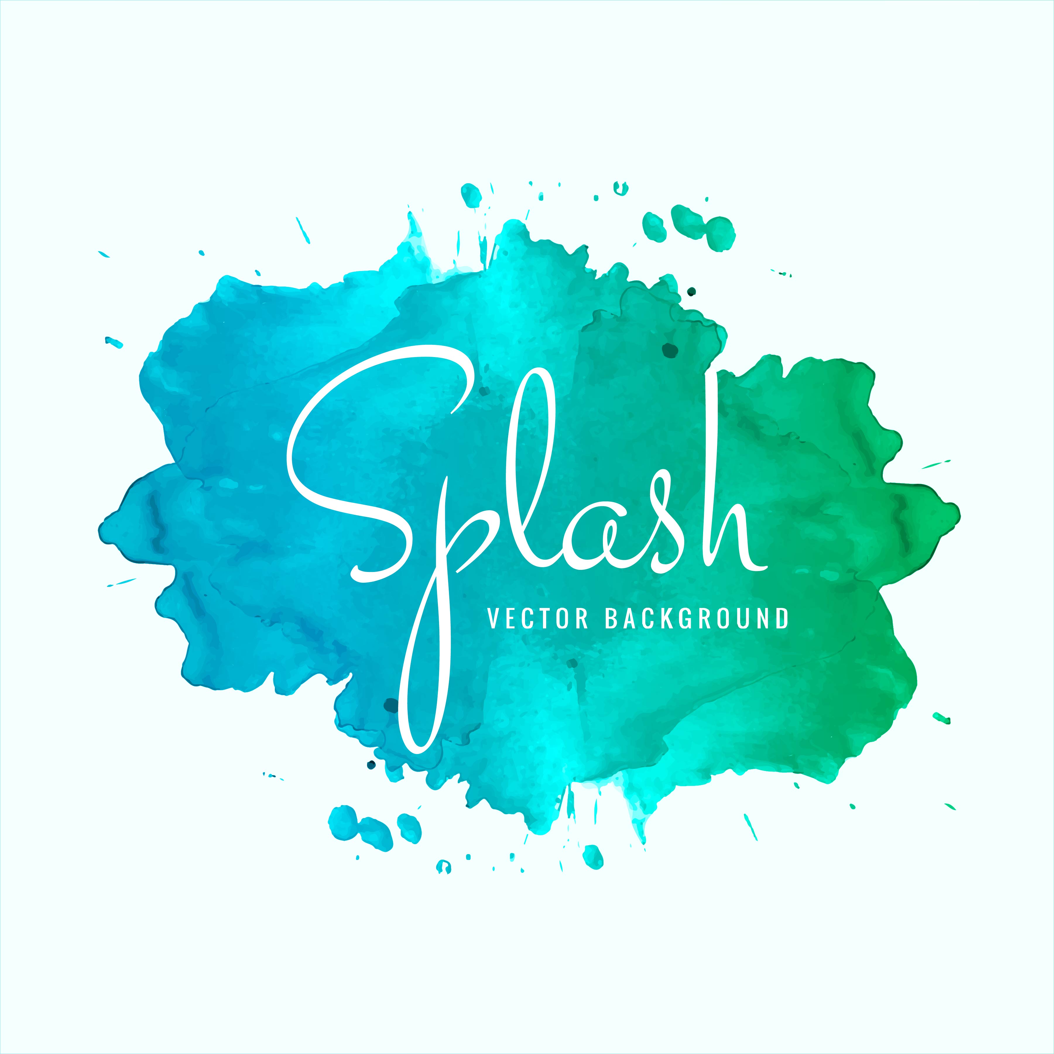 Download Beautiful watercolor splash design vector - Download Free Vectors, Clipart Graphics & Vector Art