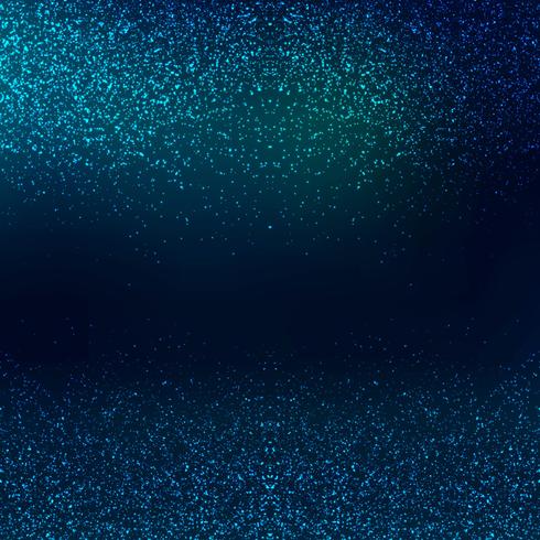 Abstract blue shiny glitter background vector