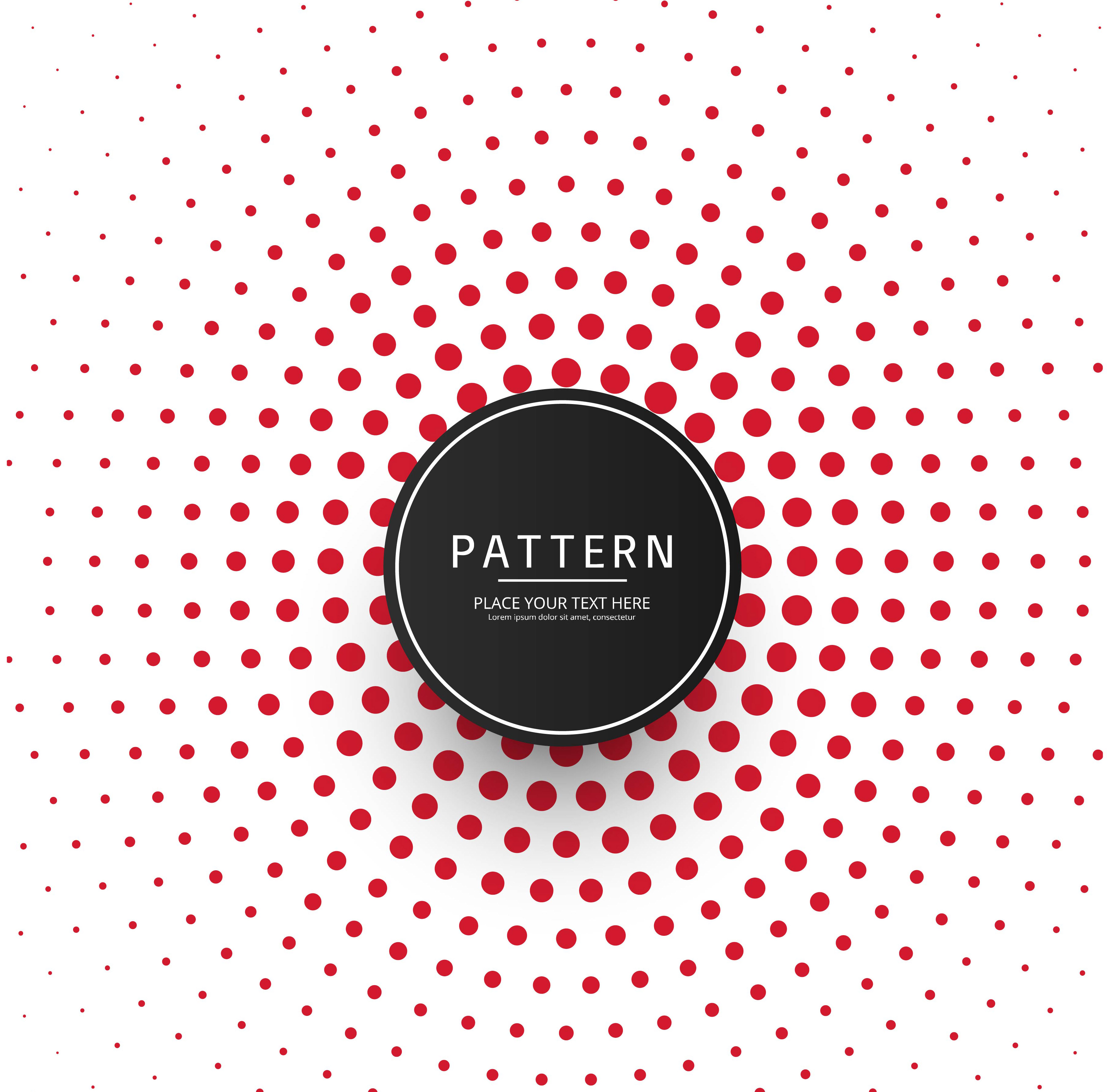 Abstract red dots pattern background 257407 Vector Art at Vecteezy