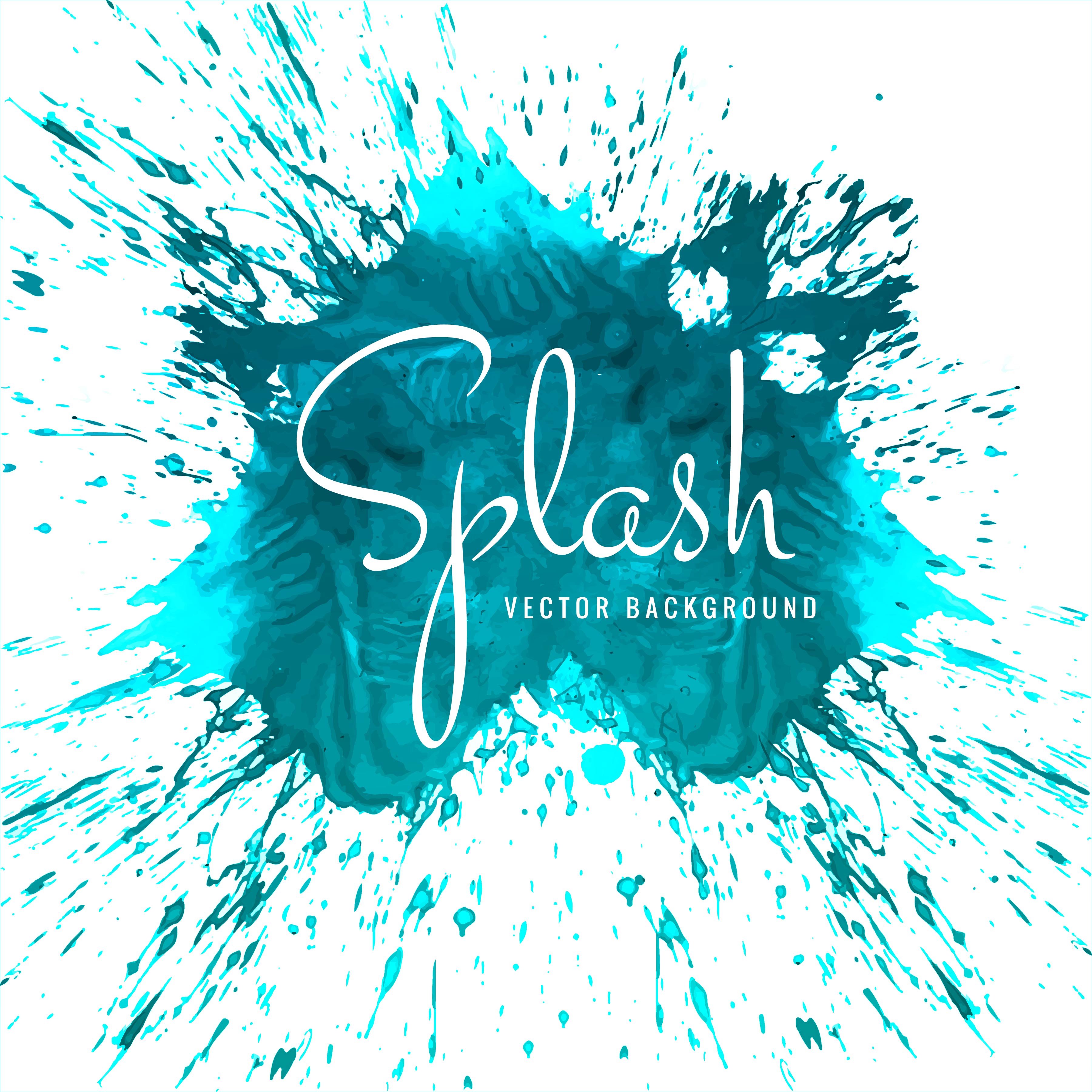 Blue Splatter Background