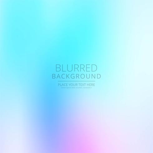 Abstract colorful blurred vector background