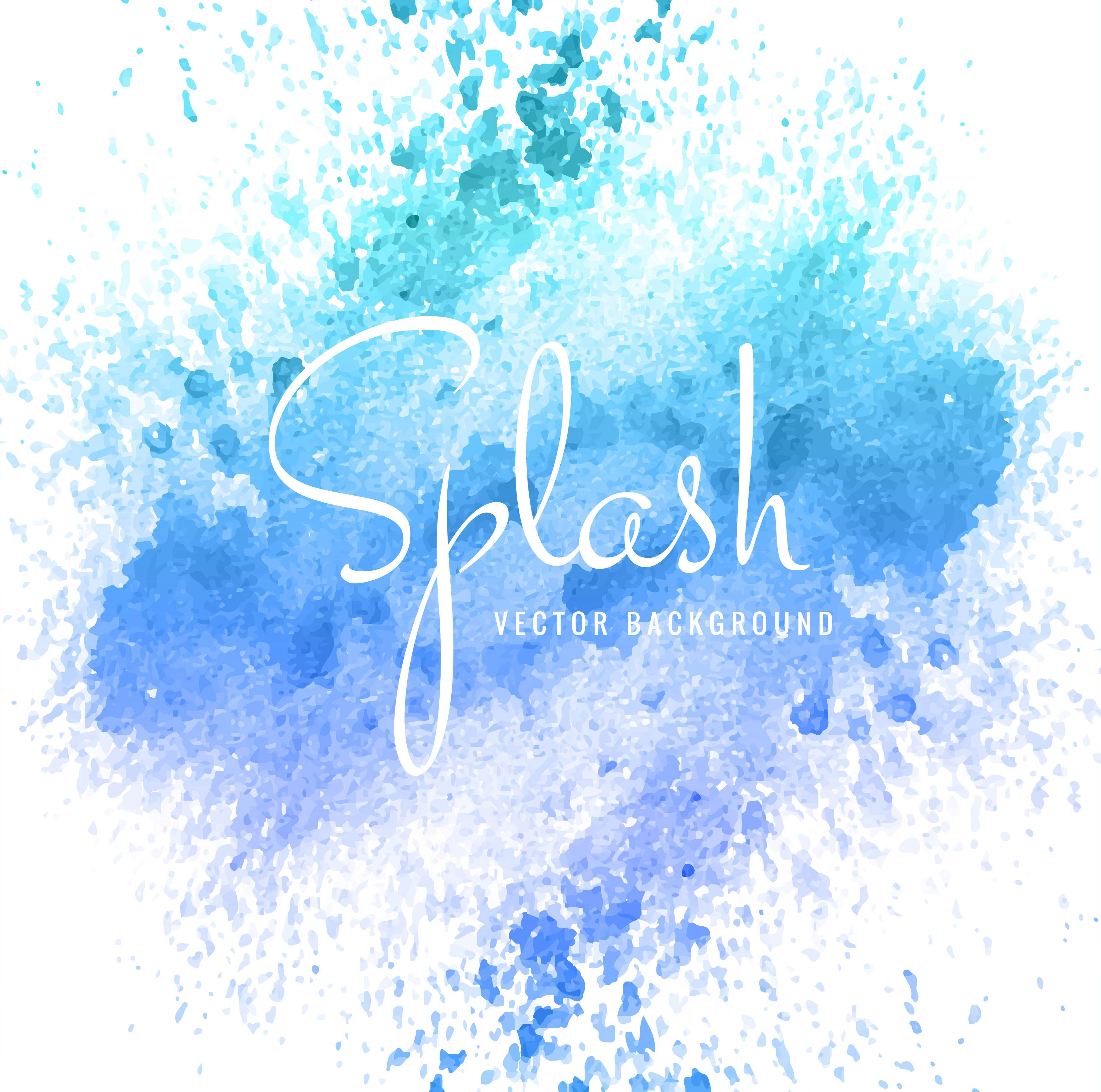 abstract paint splash blue watercolor design 257536 Vector Art at Vecteezy