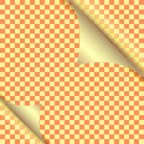 Modern paper curl colorful design background vector
