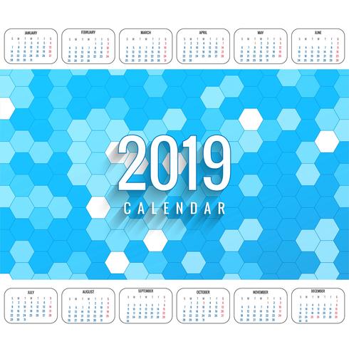 2019年月曆範本 免費下載 | 天天瘋後製
