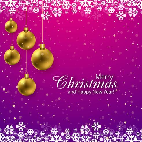 Merry christmas greeting card snowflakes background illustration 257915 Vector Art at Vecteezy