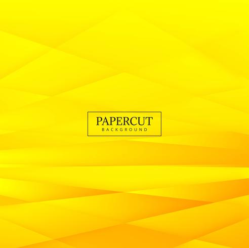 Abstract stripes papercut background vector