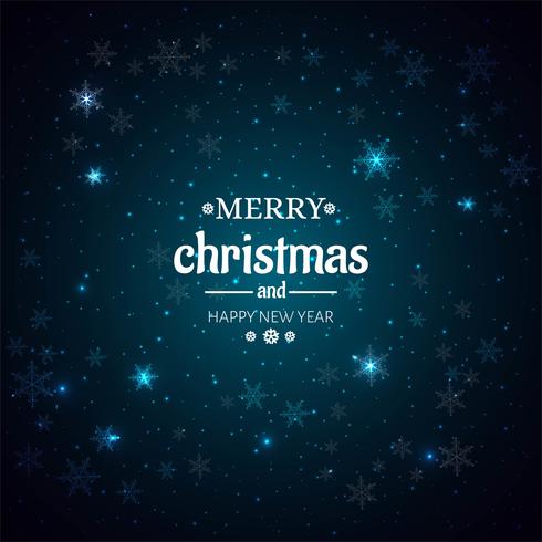 Beautiful Shiny Merry Christmas background vector