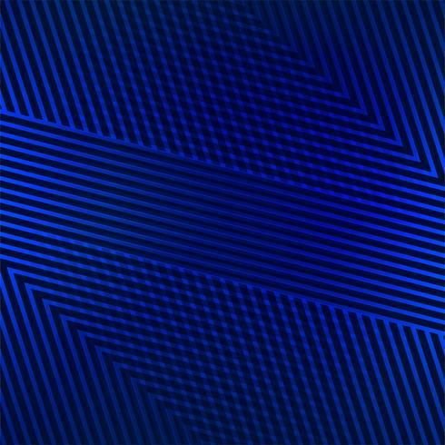 Abstract geometric lines blue background vector