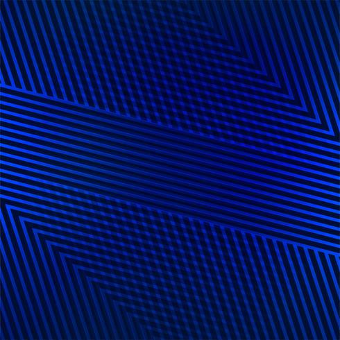 Abstract geometric lines blue background vector