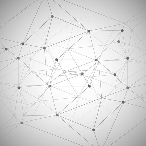 Abstract polygonal lines on a white background illustration vect vector