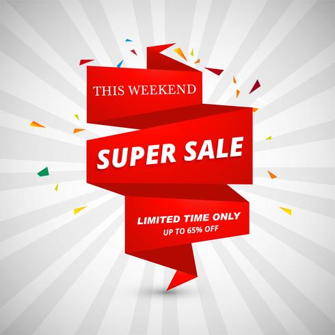 Super sale banners design vector