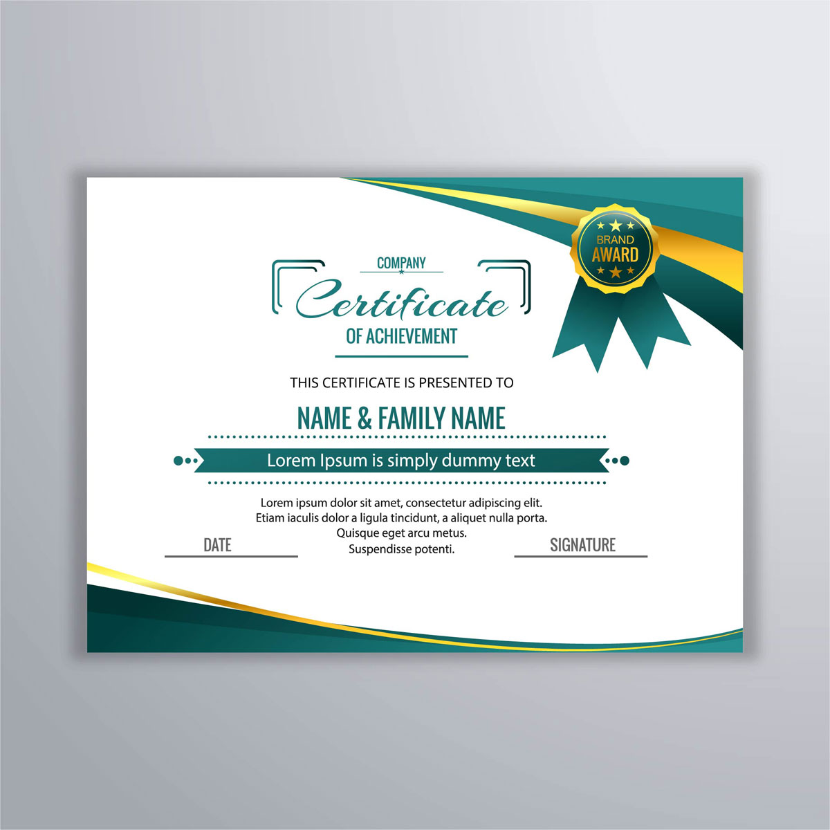 Design A Certificate Template