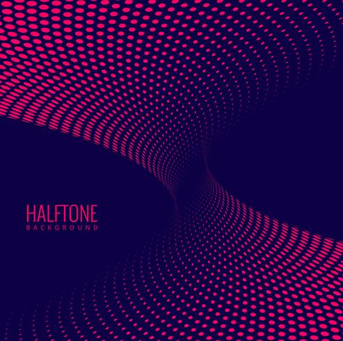 Abstract dark halftone wave vector background