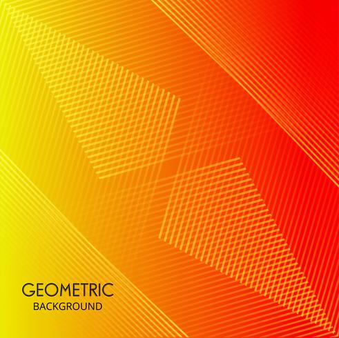 Fondo de líneas geométricas coloridas abstractas vector