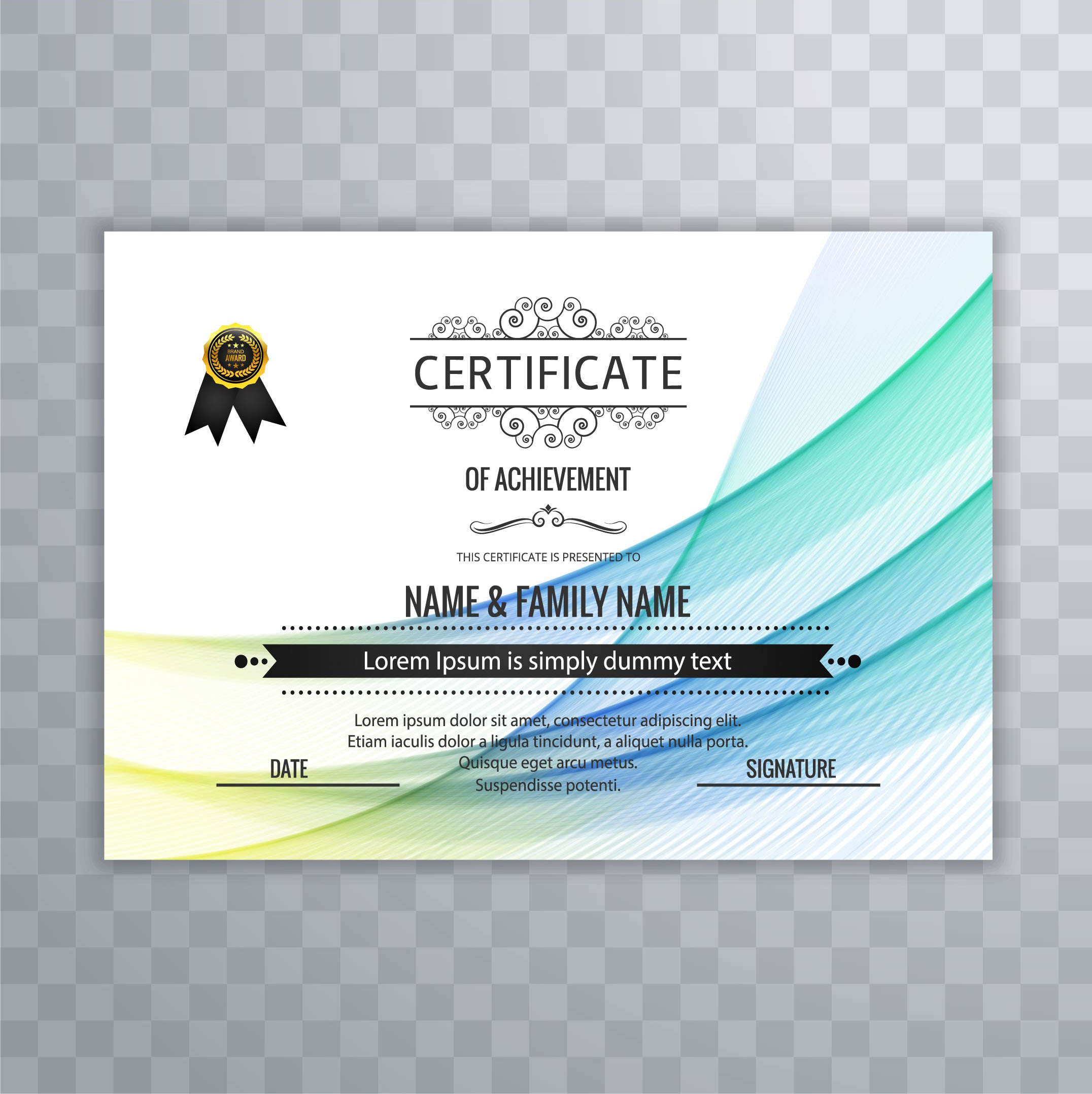 creative certificate design inspiration