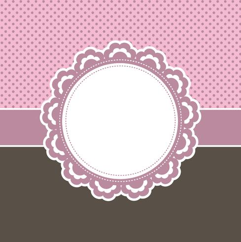 Decorative pink background vector