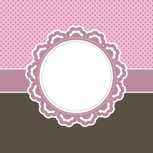 Fondo rosa decorativa vector