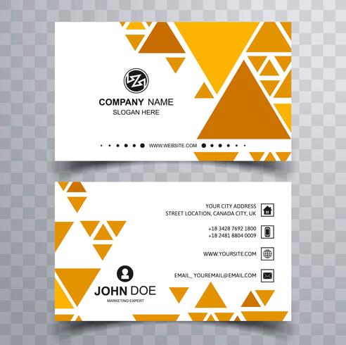 Abstract stylish wave colorful business card template design vector