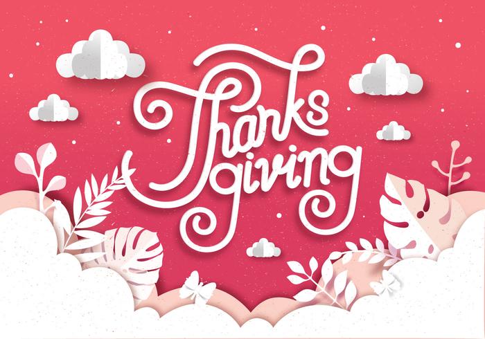 Papercraft Thanksgiving Vol 2 Vector