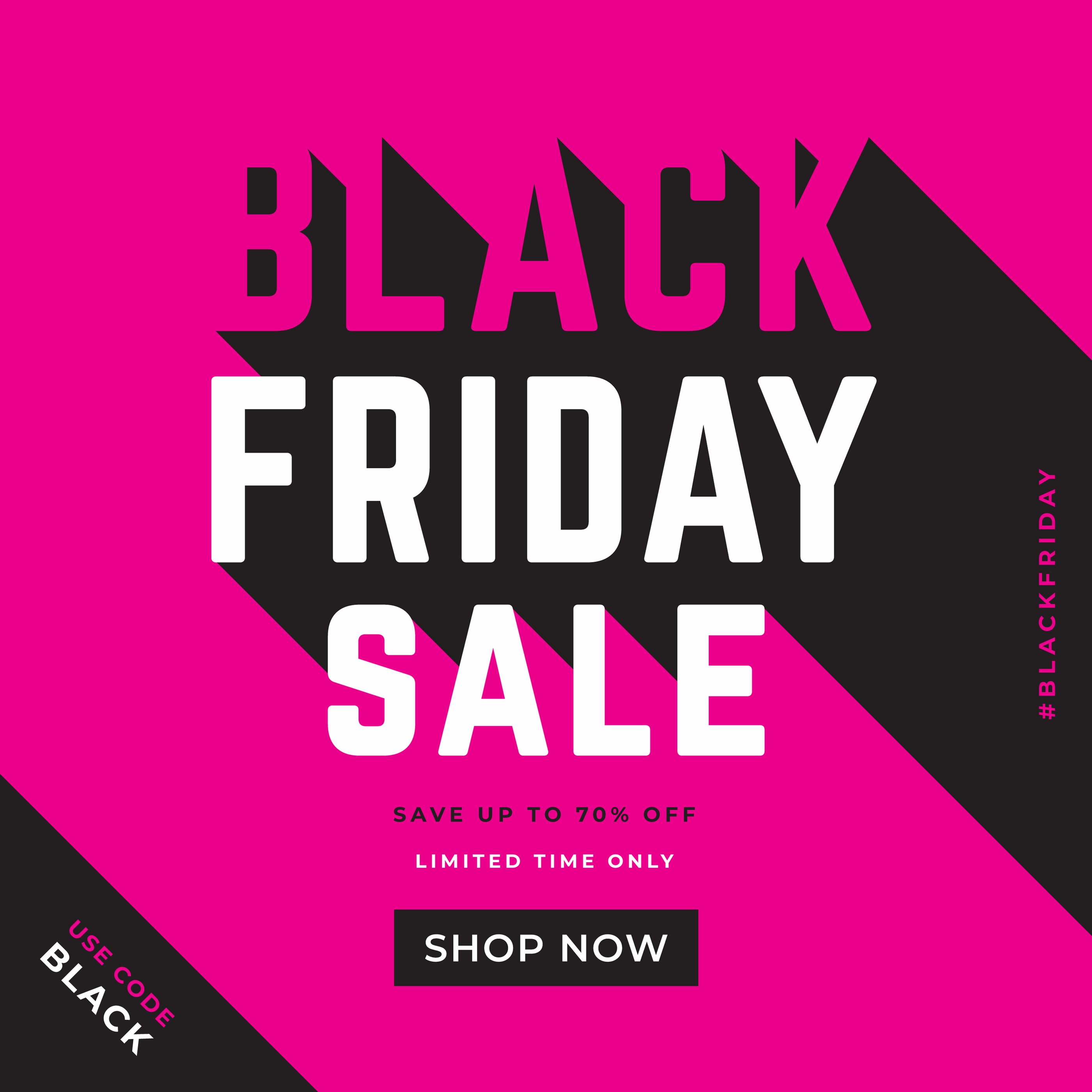Black Friday Social Media Post 259297 Vector Art at Vecteezy