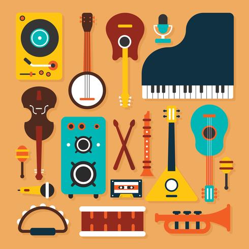 Vector de instrumento musical