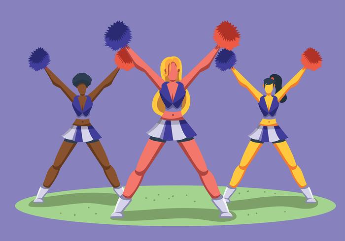 Cheerleader vector