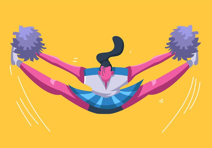 Cheerleader vector