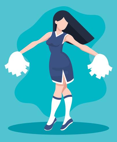 Cheerleader Illustration vector